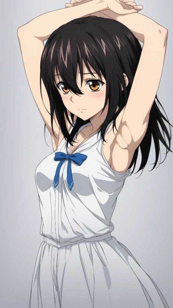 美少女の脇みせグラビア
